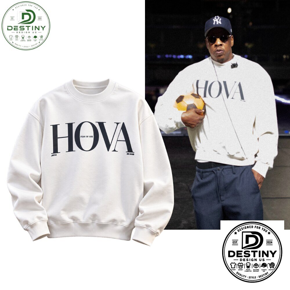 Jay-Z HOVA Fear of God White Sweatshirt 2026