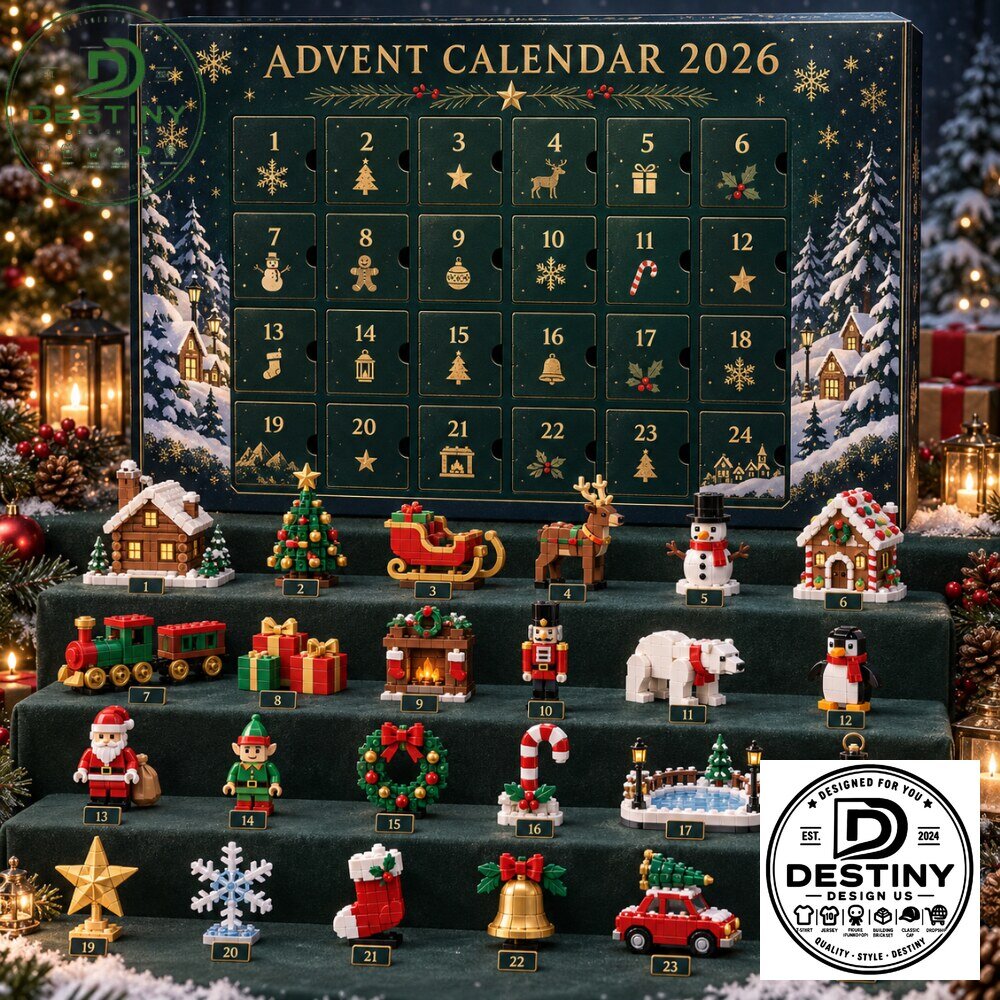 24-day DIY Building Block Christmas Advent Calendar 2026
