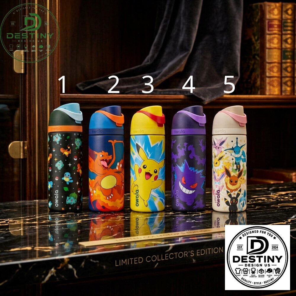 Owala Pokemon Limited Collectors Edition Stainless Steel Water Bottle  2026