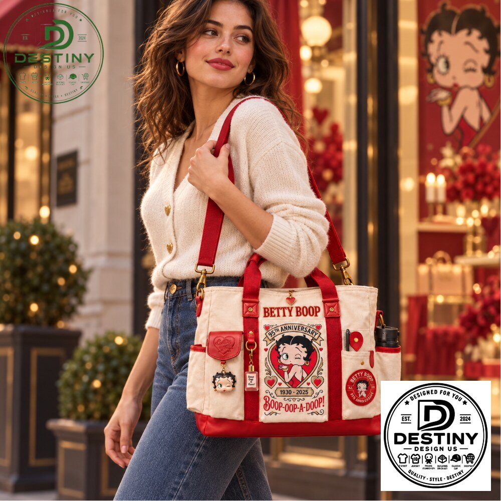 Betty Boop 95th Anniversary Vintage Canvas Tote Bag 2026 5 Betty Boop 95th Anniversary Vintage Canvas Tote Bag 2026