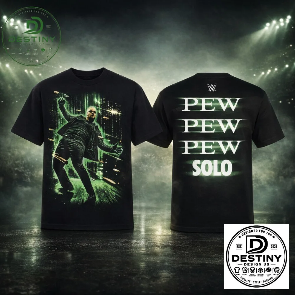 WWE Solo Sikoa Pew Pew Pew Solo T-Shirt 2026