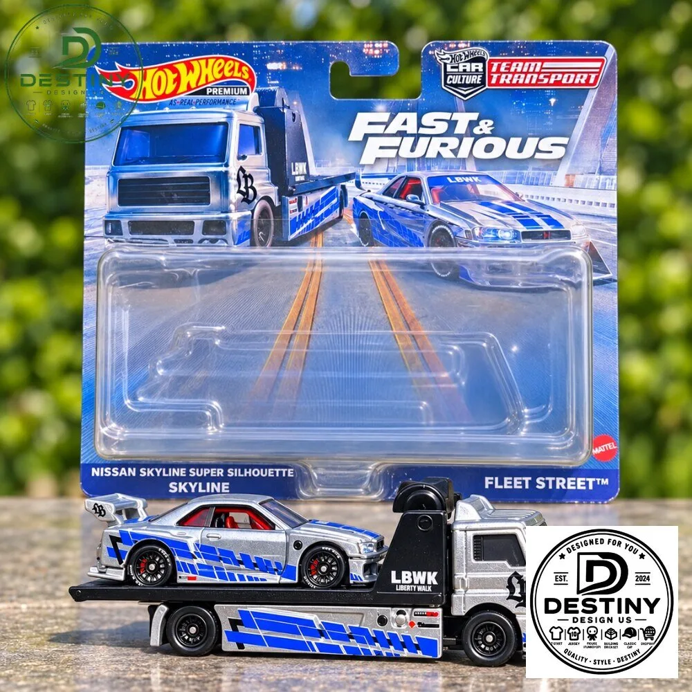 Hot Wheels Car Culture Team Transport Fast & Furious Nissan Skyline Super Silhouette & Fleet Street 2026