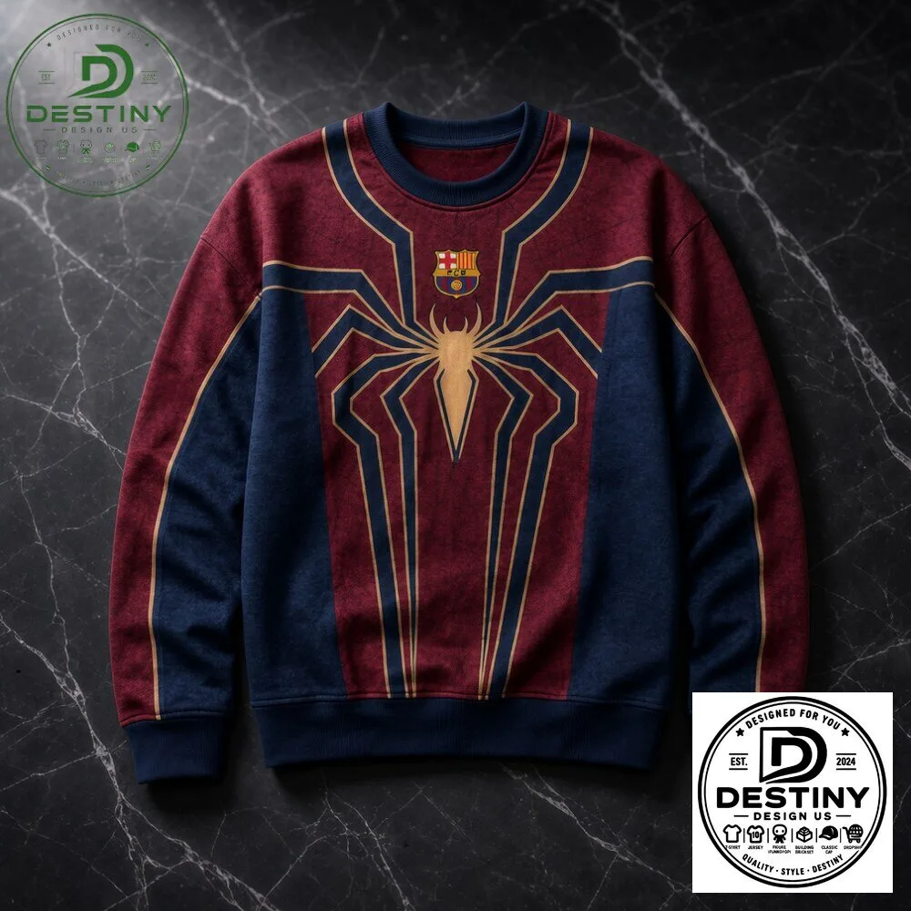 Barca x Spiderman Brand New Day Special Edition Sweater Shirt 2026
