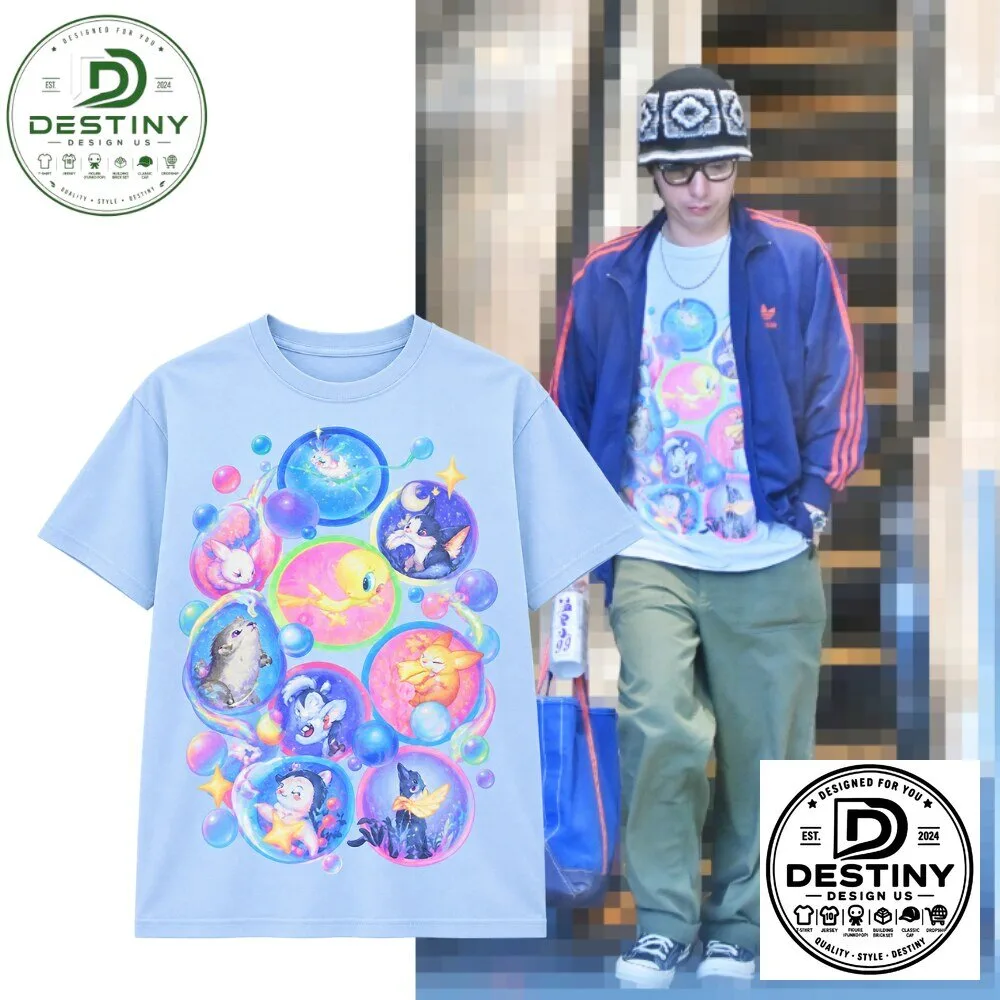 Looney Tunes Characters Bubble World Graphic T-Shirt 2026
