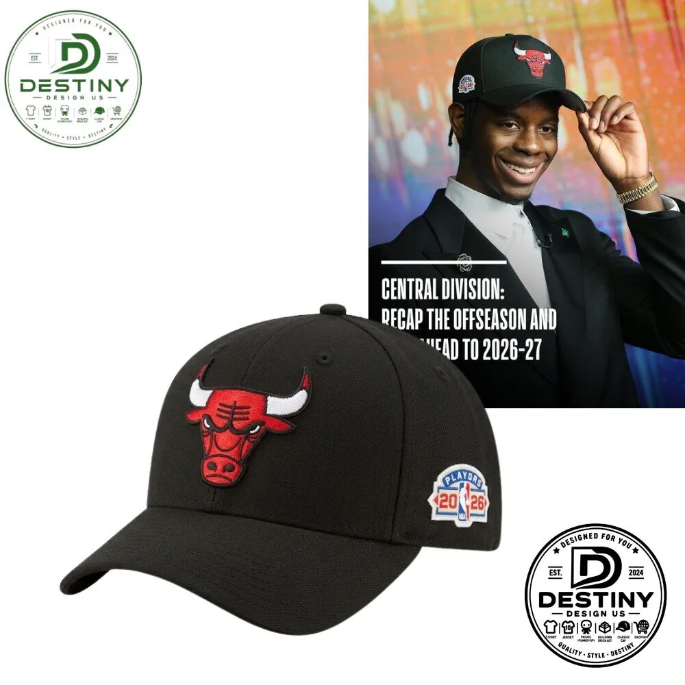 Chicago Bulls NBA Players 2026 Black Baseball Cap