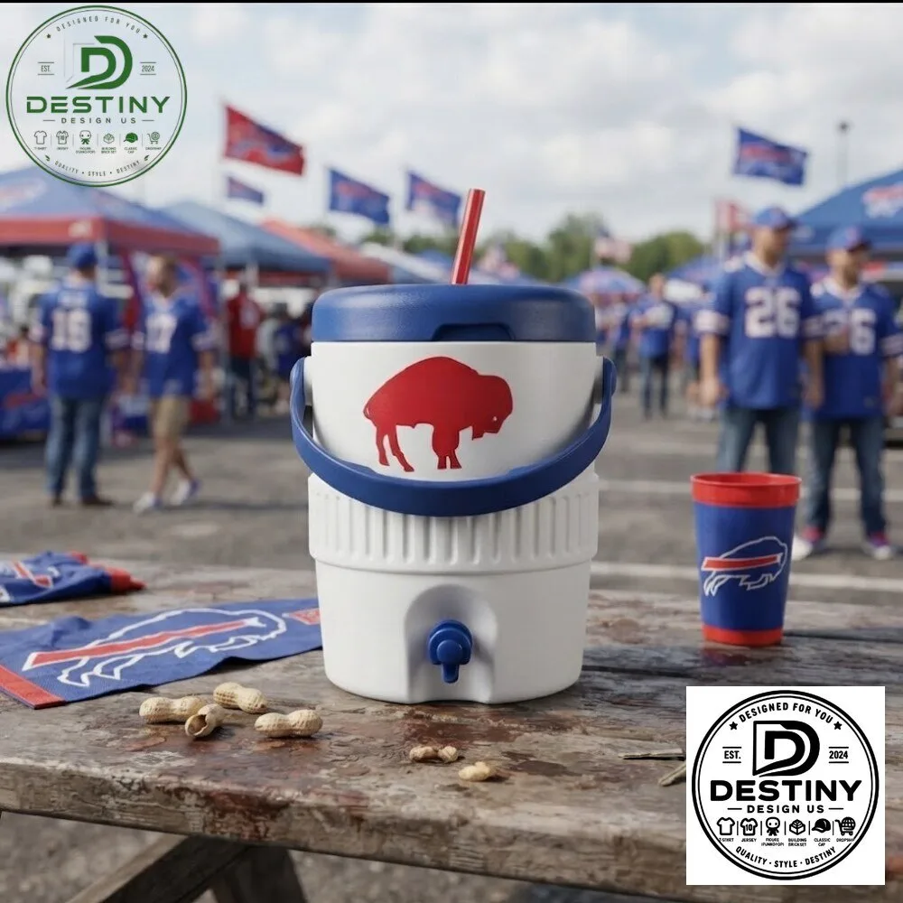 Buffalo Bills Tailgate Beverage Cooler Jug 2026